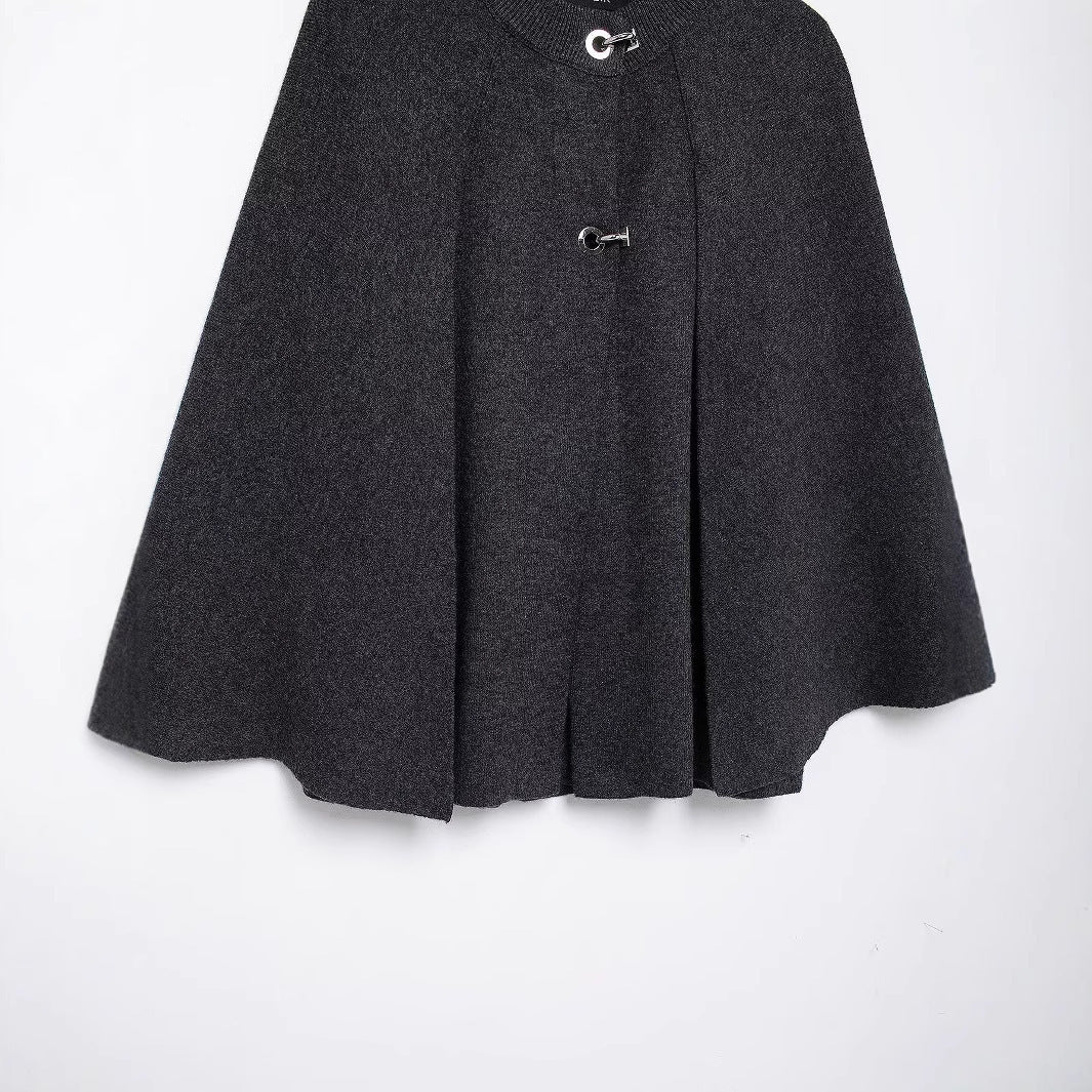 Damen Umhangjacke Elegant Geschnitten Norvielle