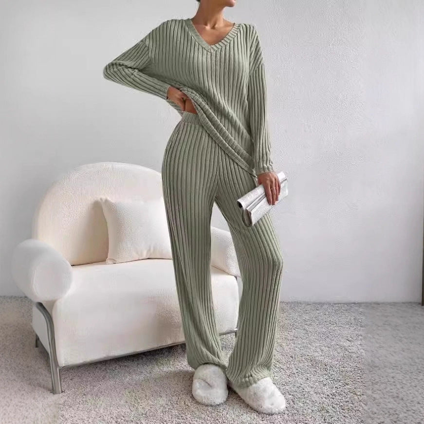 Damen Strick-Loungewear-Set Kuschelig Norvielle