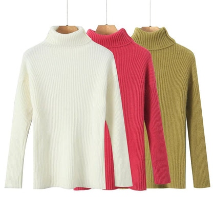 Damen Grobstrickpullover Stehkragen Norvielle - Norvielle