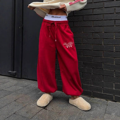 Damen Freizeithose Weites Bein Norvielle