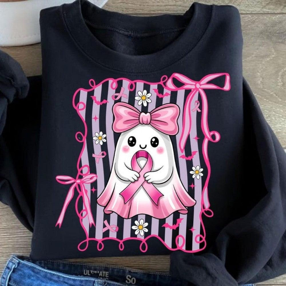 Damen Sweatshirt Geistermotiv Verspielt Norvielle