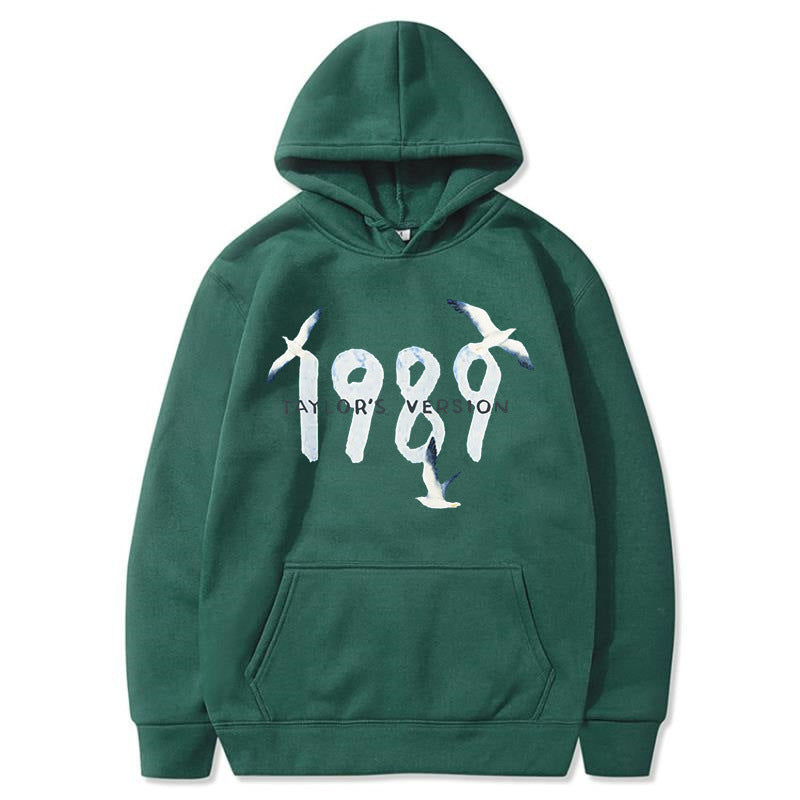 Damen Kapuzenpullover Hochwertige Baumwolle Vogelmotiv