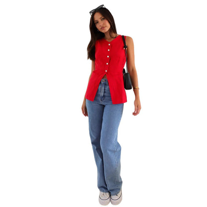 Damen Peplum Bluse Elegantes Design