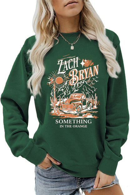 Damen Sweatshirt Vintage Truck Design Norvielle