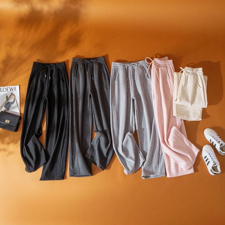 Damen Loungehose Weite Bequem Norvielle