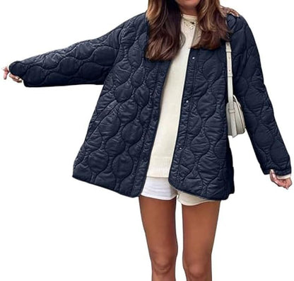 Damen Übergangsjacke Gesteppt Moderner Schnitt Norvielle