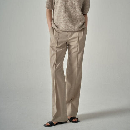 Damen Stoffhose Elegant Fließend Norvielle