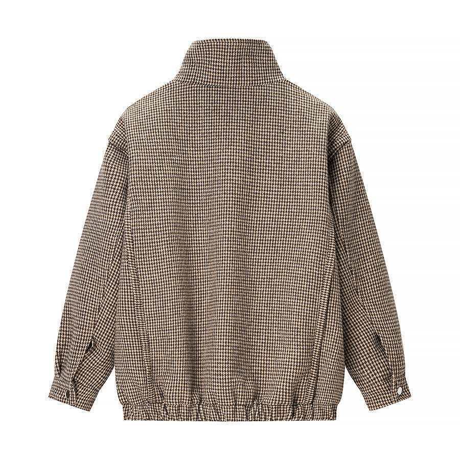 Damen Übergangsjacke Hahnentritt-Muster Norvielle