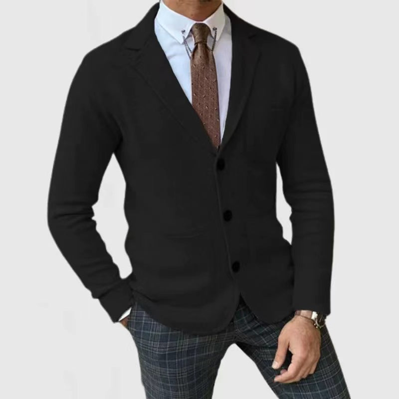 Herren Strickjacke Elegante Taschen Norvielle