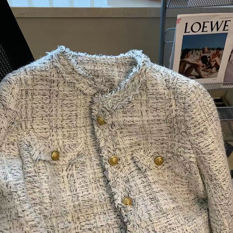 Damen Tweedjacke Norvielle mit Goldknöpfen