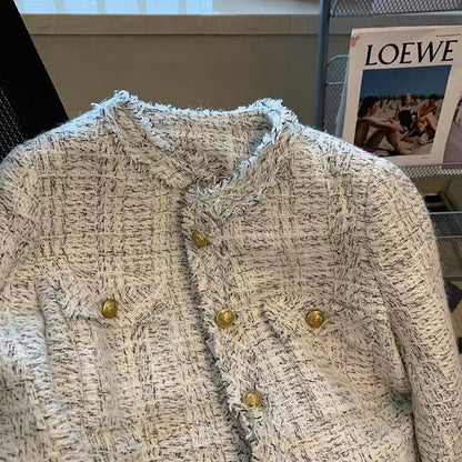 Damen Tweedjacke Norvielle mit Goldknöpfen