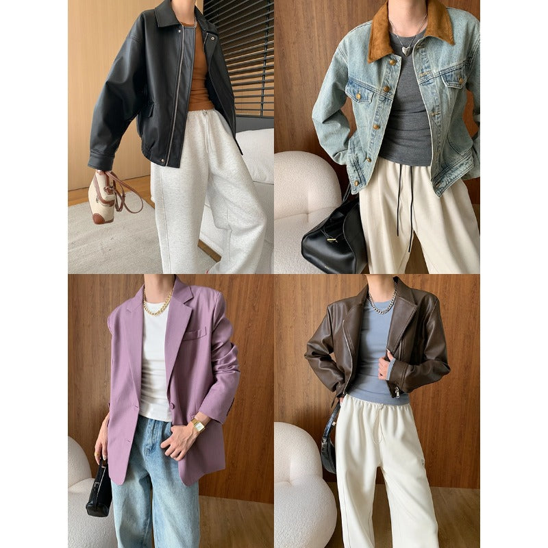 Damen Langarmshirt Weiches Material Figurbetont Norvielle