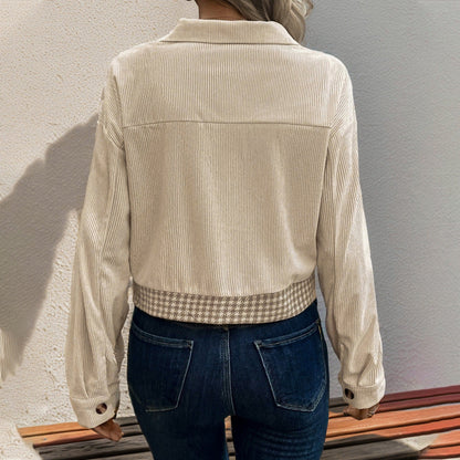 Damen Karojacke mit Taschen Norvielle