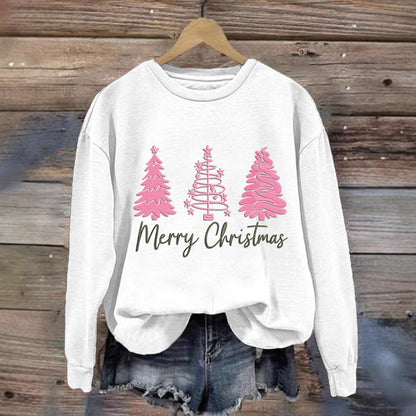 Damen Weihnachtssweatshirt Festlich Rot Norvielle
