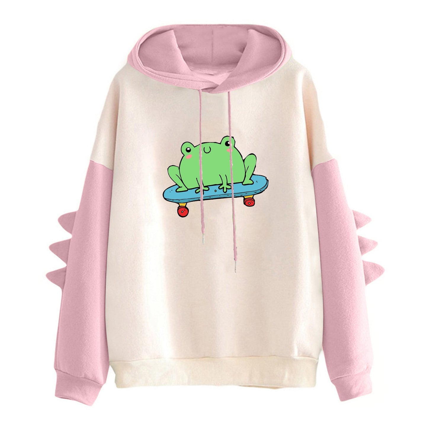 Damen Hoodie Froschmotiv Norvielle