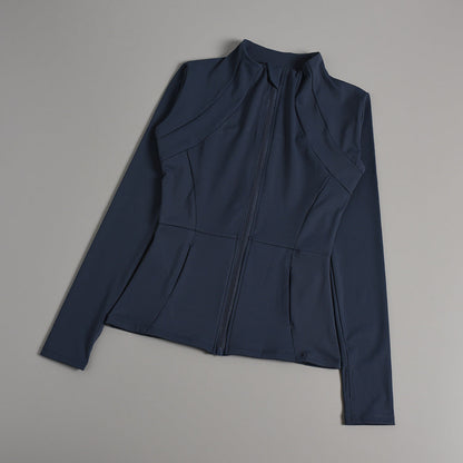 Damen Sportjacke Leichte Reißverschlussjacke