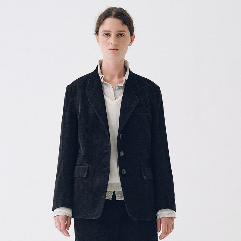 Damen Vintage Sakko Norvielle Elegantes Design - Norvielle