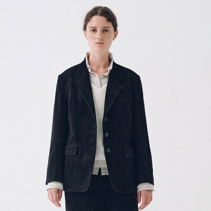 Damen Vintage Sakko Norvielle Elegantes Design - Norvielle