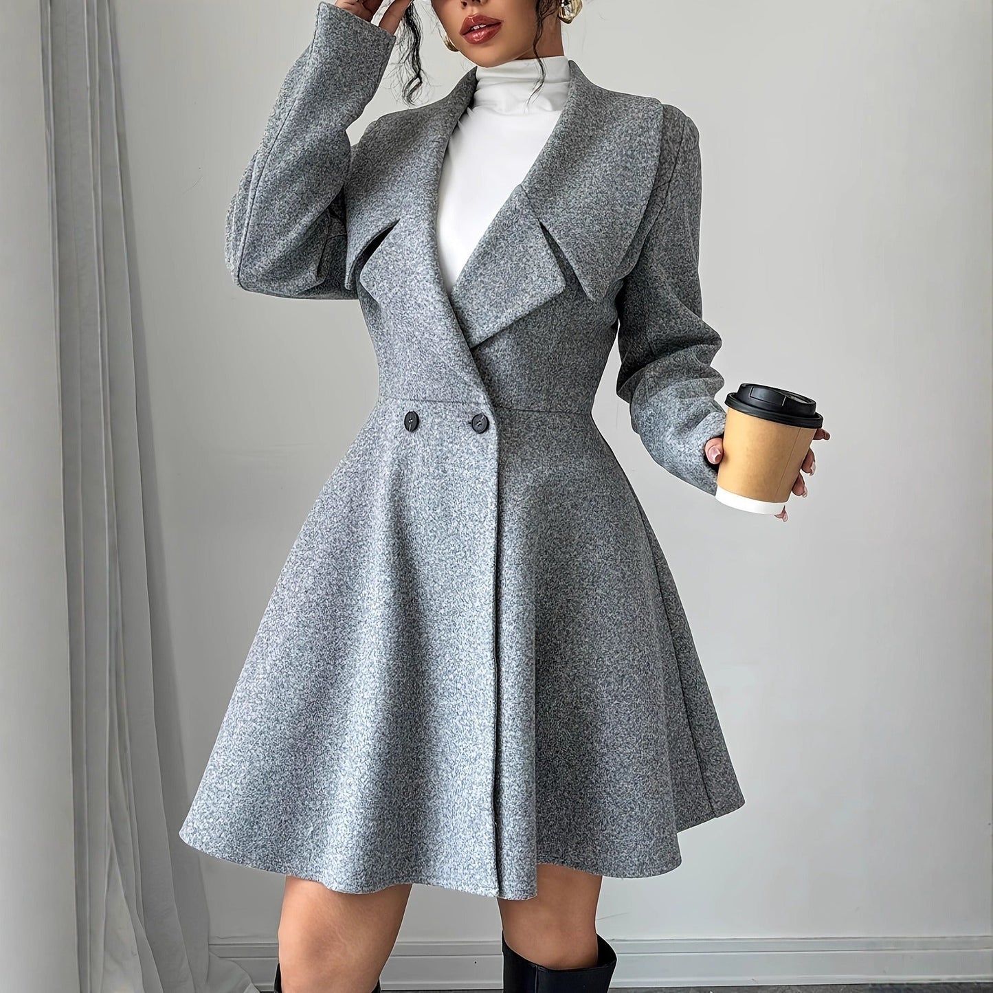 Damen Longblazer Elegantes Design