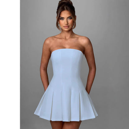 Damen Hochzeitskleid Bandeau mit Volumenrock und Figurschnitt