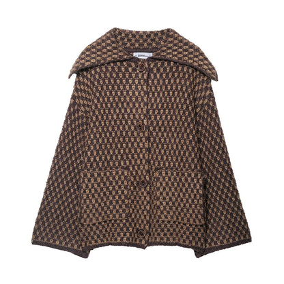 Damen Wollejacke Modisch Gemütlich Norvielle - Norvielle