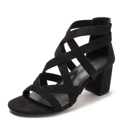 Damen Sandalen Komfort Blockabsatz Norvielle