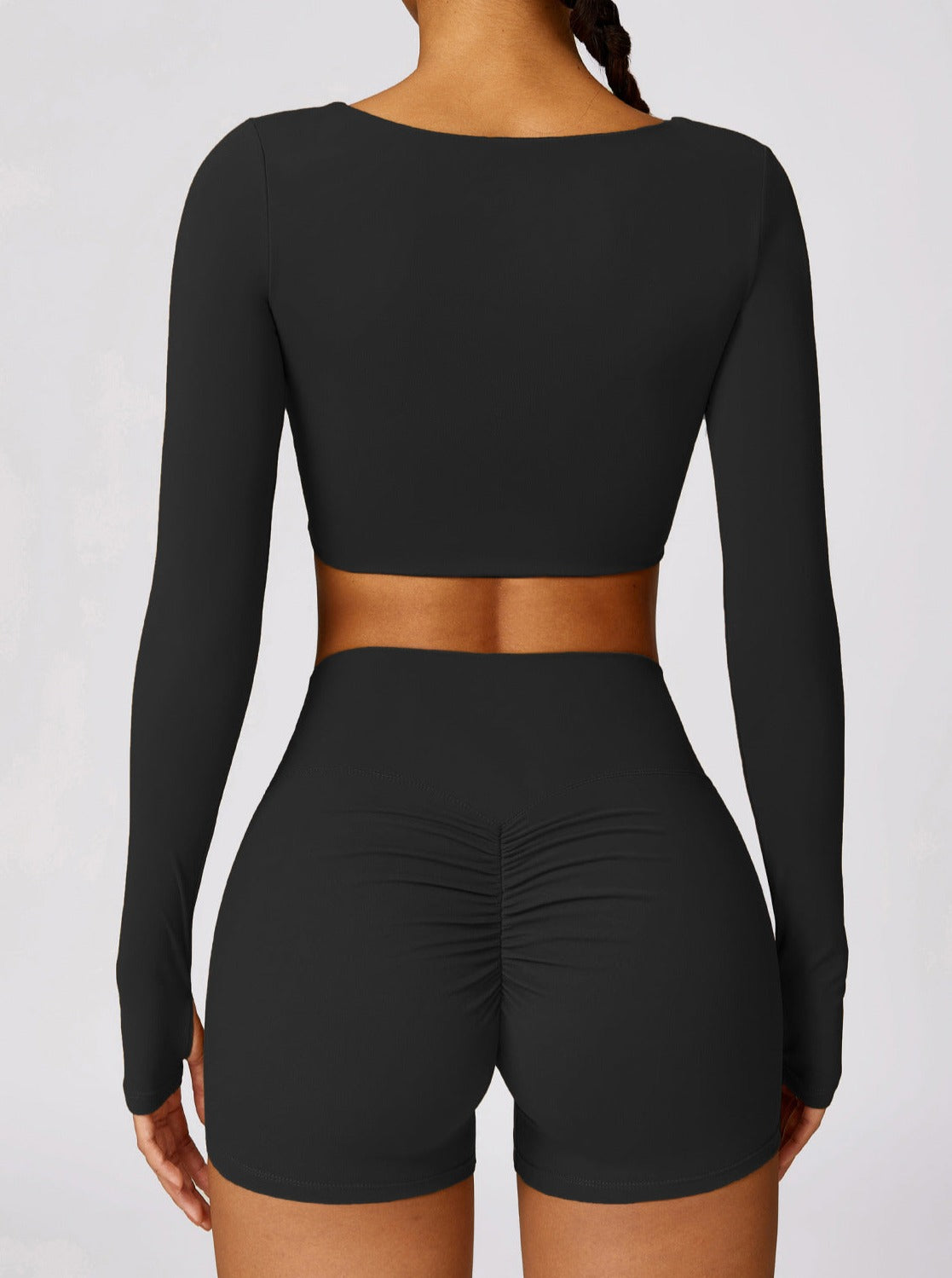 Livia Damen Langarm Crop Twist Detail - Norvielle