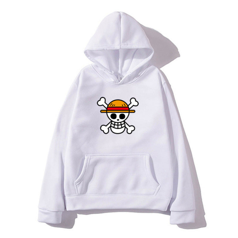 Damen Kapuzenpullover Piratenmotiv Bequem Norvielle