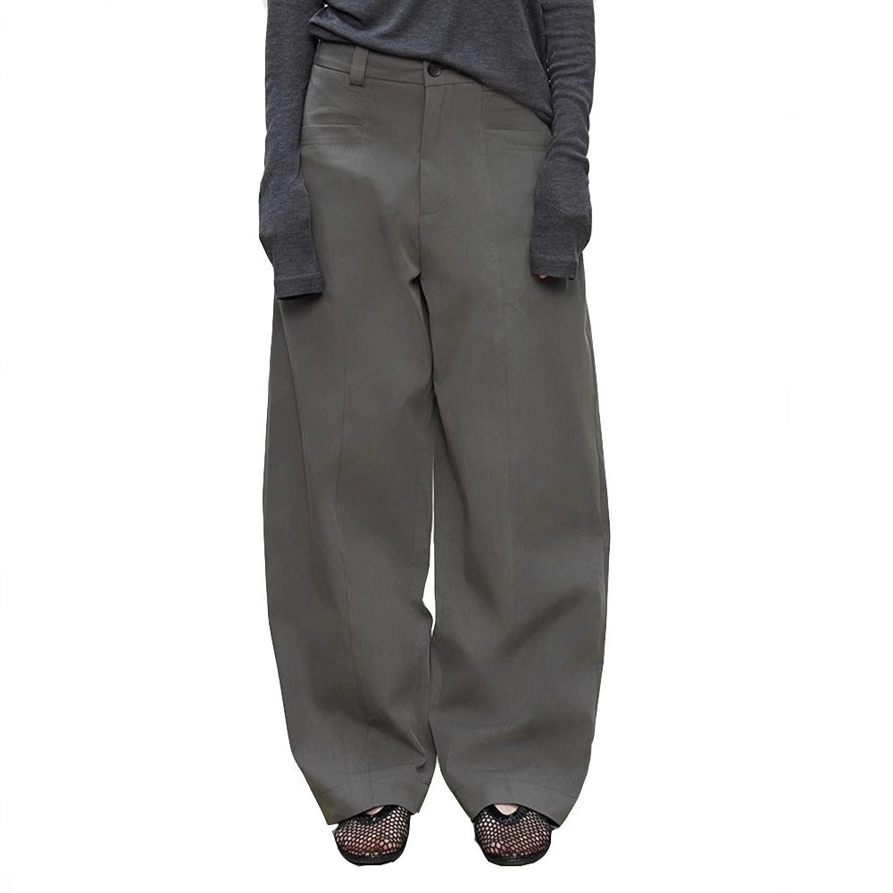 Damen High-Waist-Hose Strukturiert Norvielle