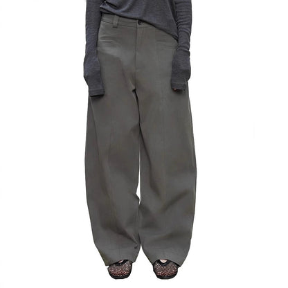Damen High-Waist-Hose Strukturiert Norvielle