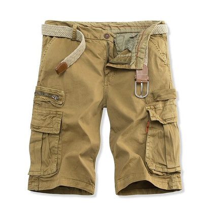 Herren Cargo-Shorts Robust Mit Multi-Taschen
