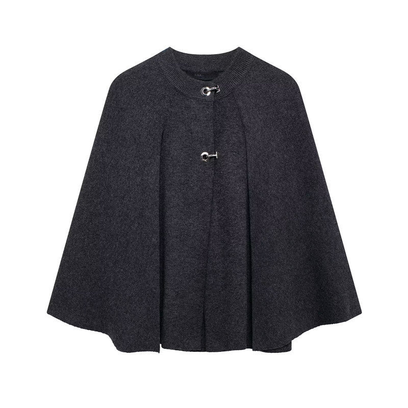 Damen Umhangjacke Elegant Geschnitten Norvielle - Norvielle