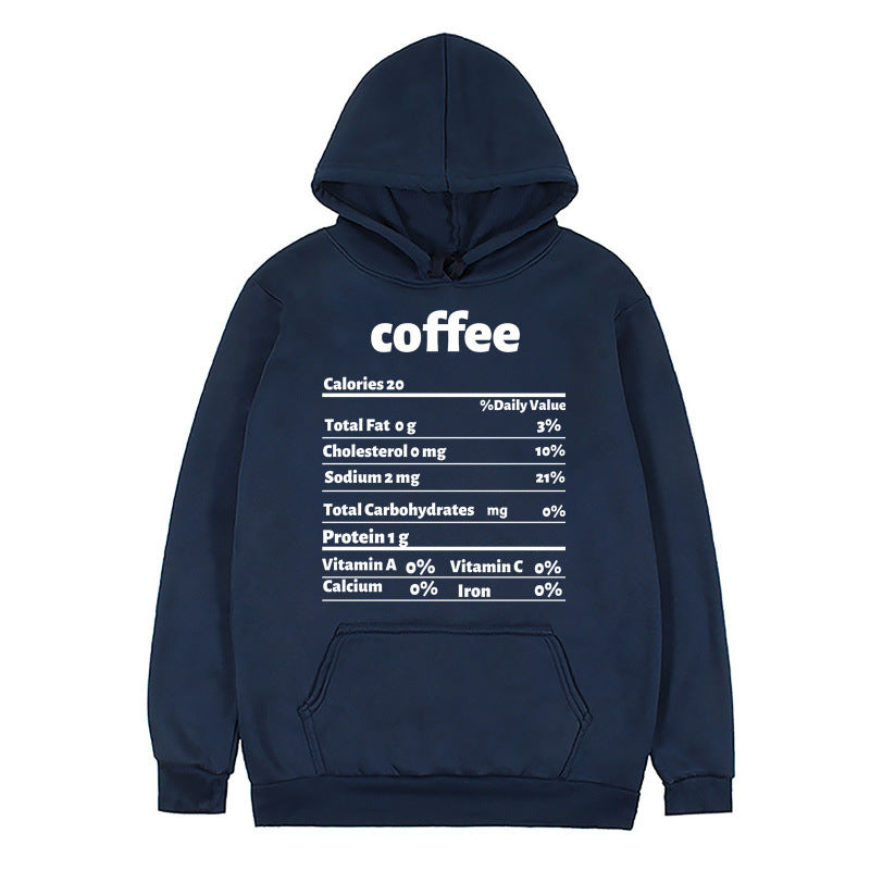 Damen Kapuzenpullover Nährwertdesign Norvielle
