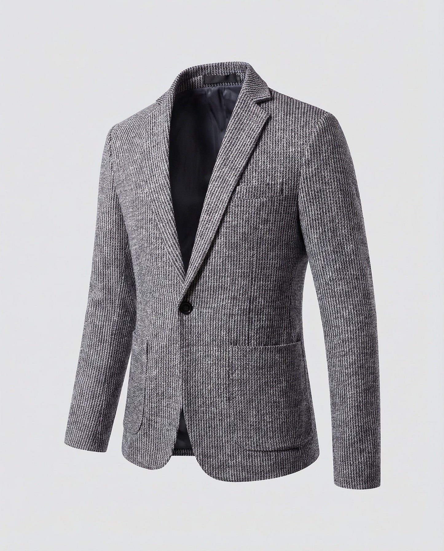 Herren Streifenblazer Modern Slim Fit