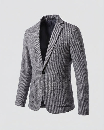 Herren Streifenblazer Modern Slim Fit