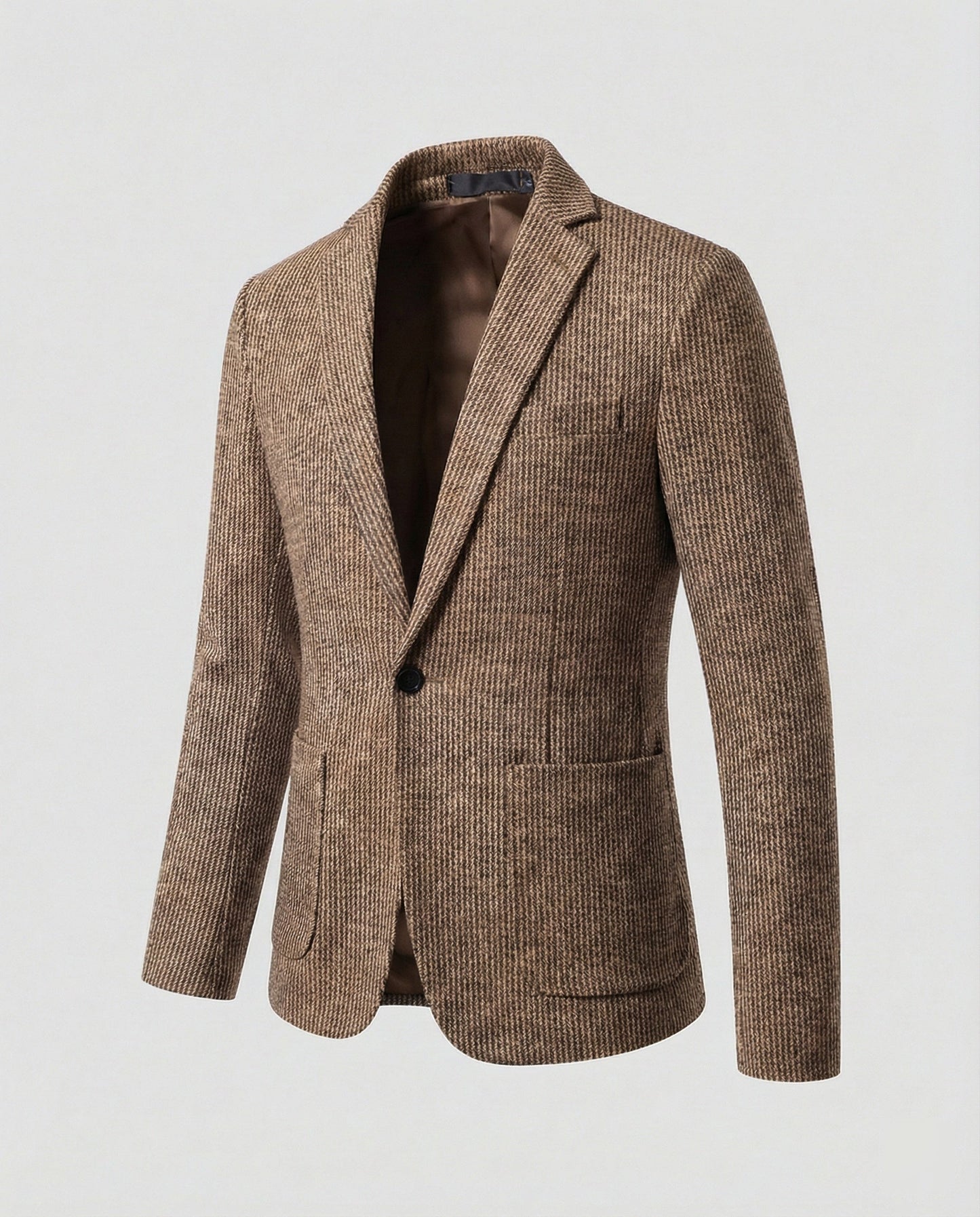 Herren Streifenblazer Modern Slim Fit