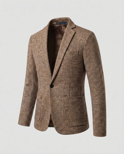 Herren Streifenblazer Modern Slim Fit