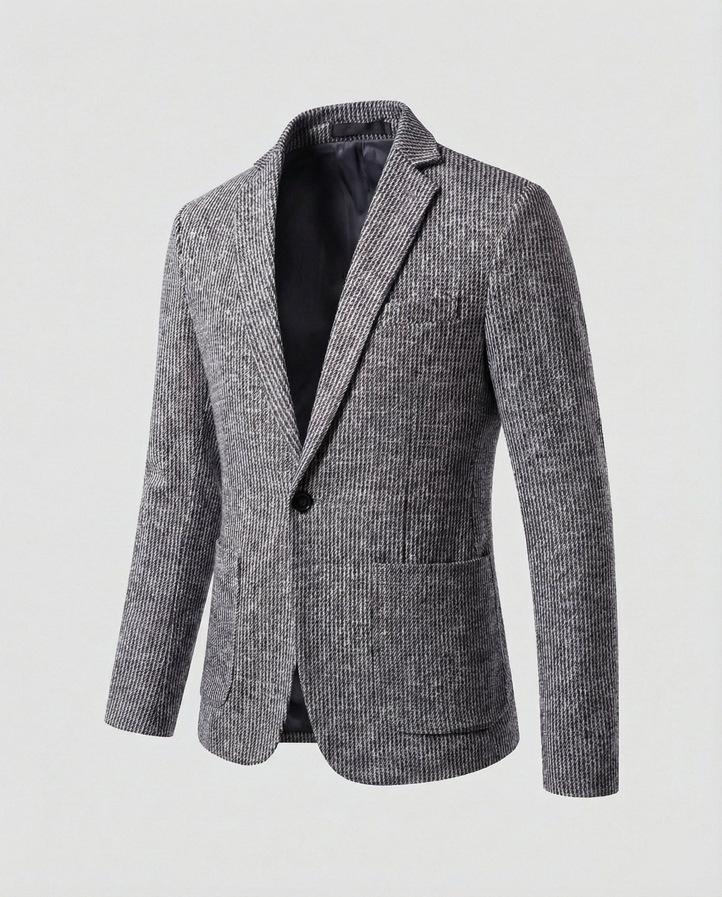 Herren Streifenblazer Modern Slim Fit