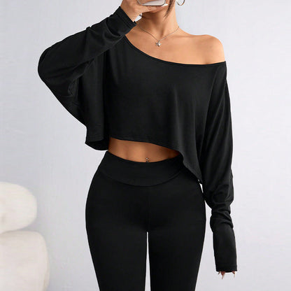 Damen Oversized Crop- Lässig Norvielle