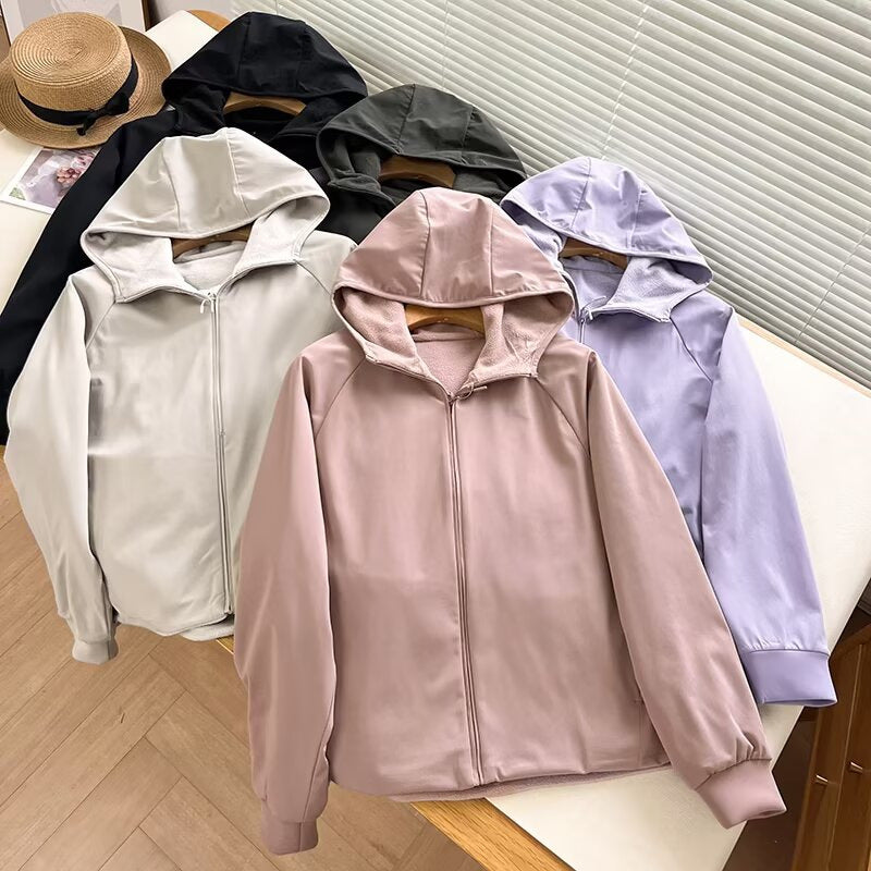 Damen Fleecejacke Mit Kapuze Norvielle - Norvielle