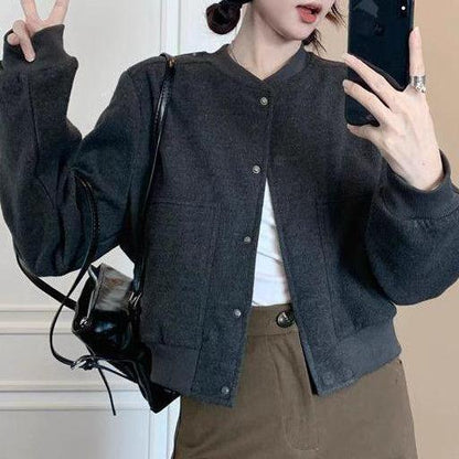 Damen Strickcardigan Lässig Komfortschnitt Norvielle - Norvielle