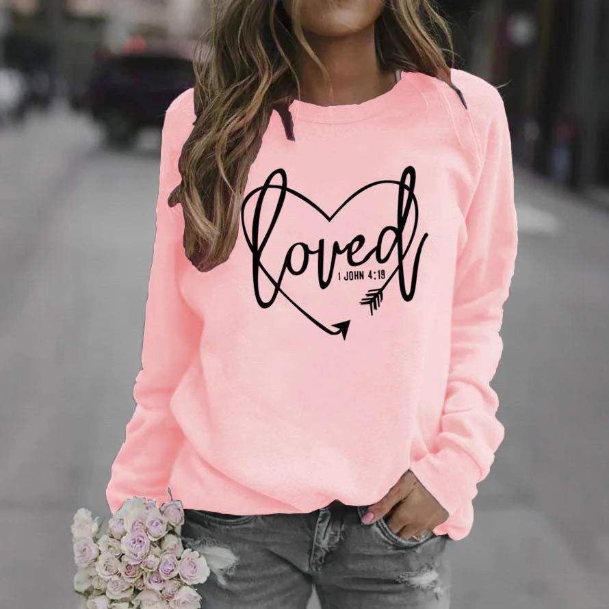 Damen Sweatshirt Inspirierender Schriftzug Trendiges Design Norvielle