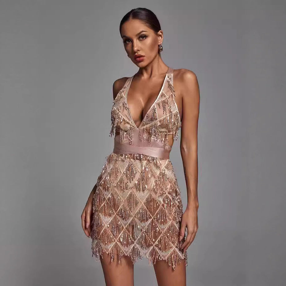 Damen Paillettenkleid Funktionskleid Norvielle - Norvielle