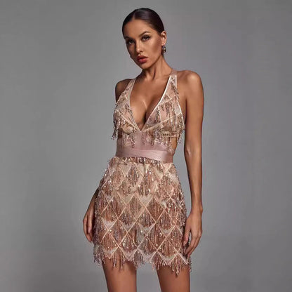 Damen Paillettenkleid Funktionskleid Norvielle - Norvielle