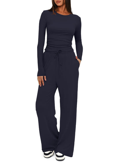 Damen Lounge-Set Langarm Norvielle