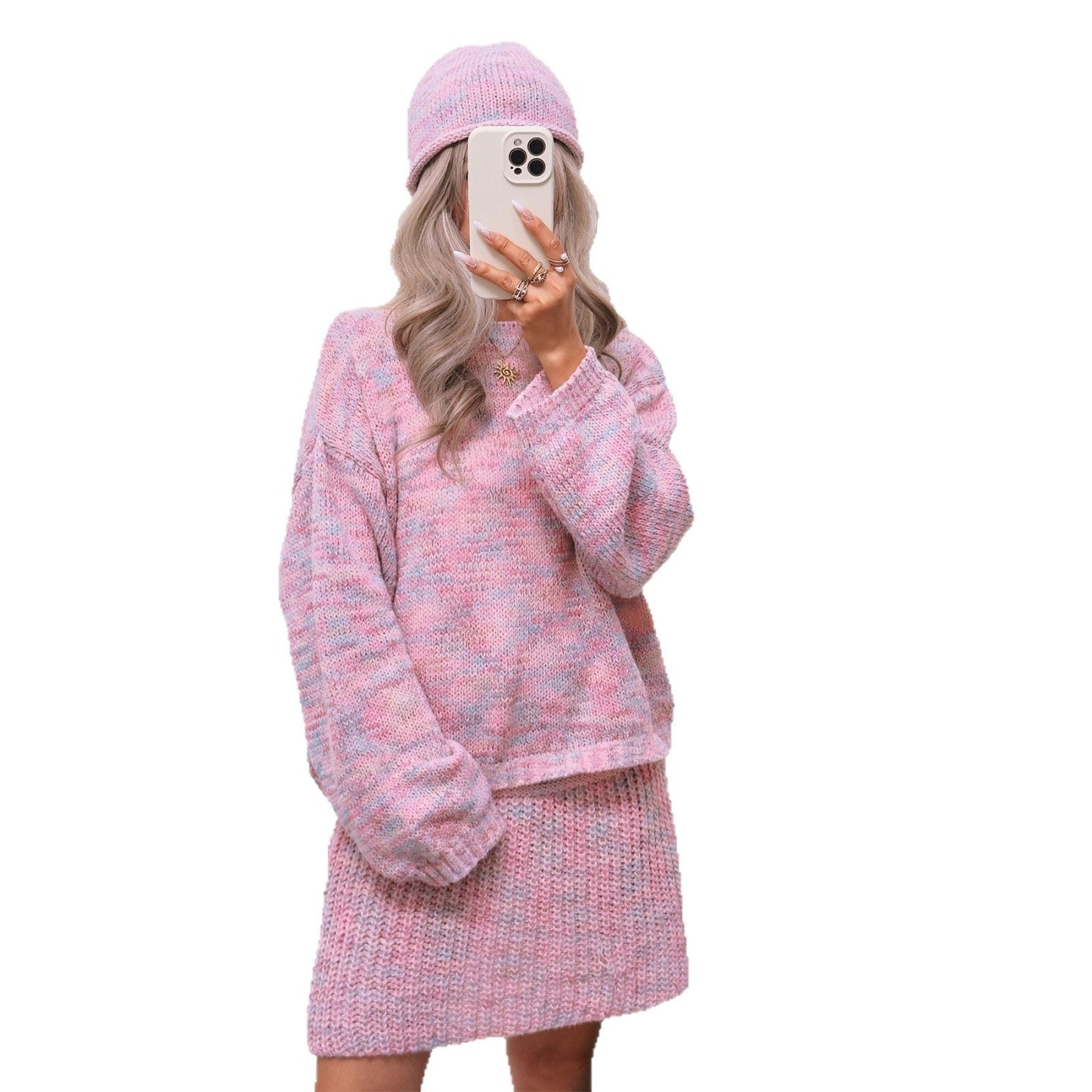 Damen Strickpullover Lässig Weiter Kragen Norvielle