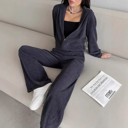 Damen Cropped Sweatshirt Elastisch Reißverschluss Norvielle