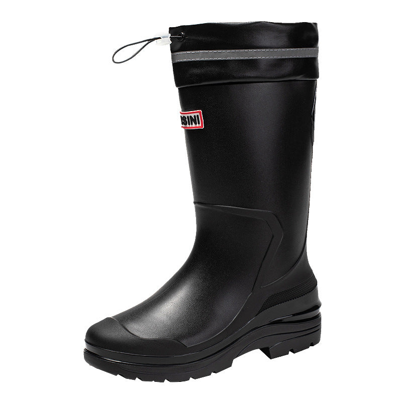 Damen Gummistiefel Verstärkter Knöchelschutz Rutschfeste Sohle