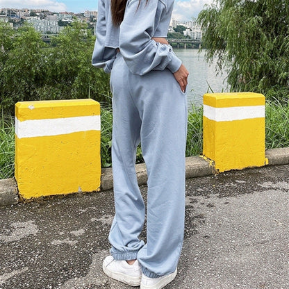 Damen Loungewear-Set Sweatshirt Jogginghosen Norvielle