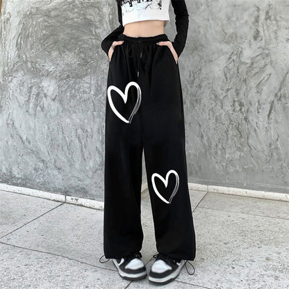 Damen Sweatpants Herzig Druck Norvielle
